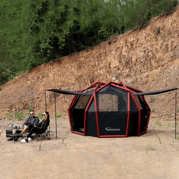 Aerogogo Şişme Kubbe Çadır | Dahili Elektrikli Pompalı, Otomatik Kurulum | ZT04-01 ürün görseli 1