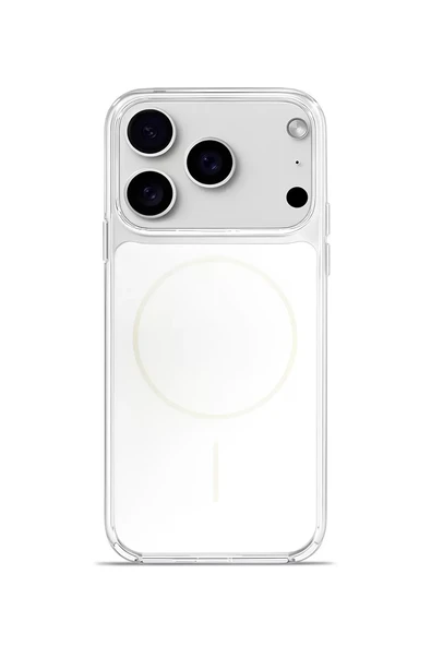iPhone 17 Pro Crystal Edge MagSafe Çerçeveli Kılıf Clear ürün görseli 1