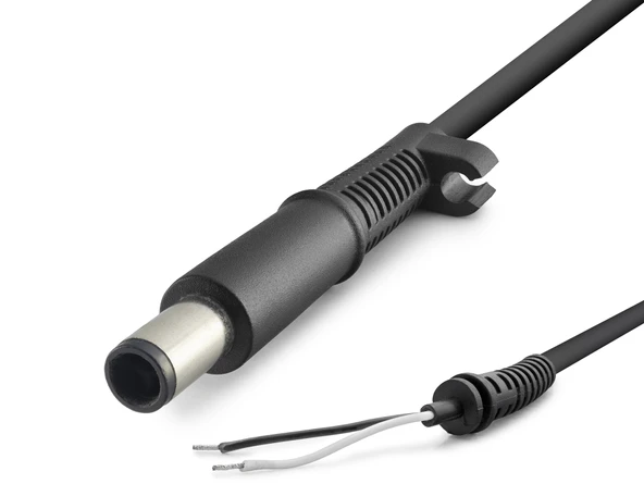 Laptop Adaptör Dc Jack Kablosu 200W 7.4 X 5.0 Mm Uyumlu 1.2 M - Siyah HDX5576 ürün görseli 1