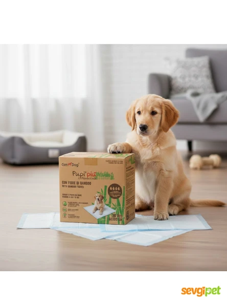 SVGPT GMDG Bamboo Köpek Tuvalet Eğitim Pedi 60x90 cm 50'li Paket (Yüksek Emici) ürün görseli 1