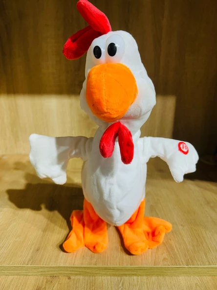 Dans Eden 35 Cm Dans Eden Peluş HAYVANLAR Kafasından Çekince Bağırır Eğlenceli Çocuk Oyuncak Pilli ürün görseli 1