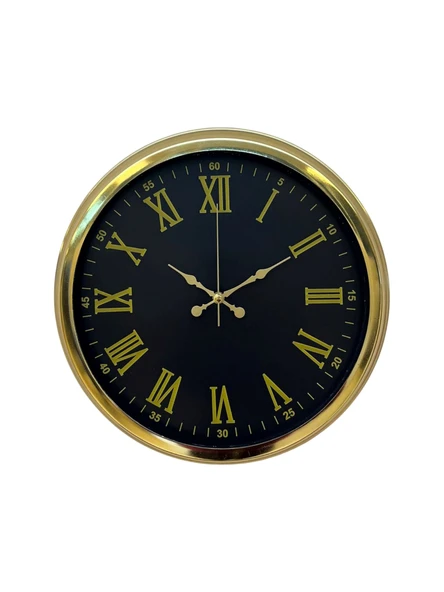 Pi time 40 Cm Gold Lüks Duvar Saati ürün görseli 1