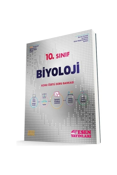 Esen 10.Sınıf Biyoloji Konu Özetli Soru Bankası ürün görseli 1