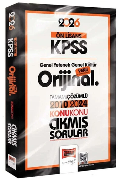 Yargı 2026 Kpss Önlisans Gy Gk 2010-2024 Konu Konu Çıkmış Çözümlü Sorlar ürün görseli 1