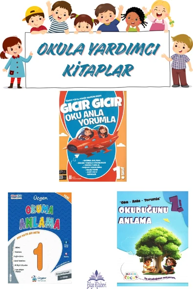 1. Sınıf 2.Dönem Okuma Anlama Seti (3 Kitap) ürün görseli 1