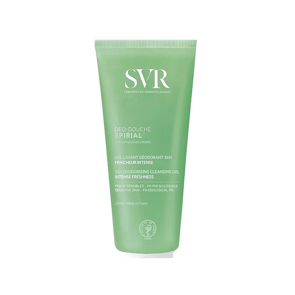 SVR Spirial Deo Douche Cleansing Gel 24 Saat Deodorant Etkili Temizleyici Duş Jeli 200ml ürün görseli 1