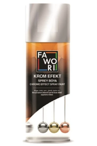 FWR Krom Efekt Sprey Boya 400ml. Gümüş ürün görseli 1