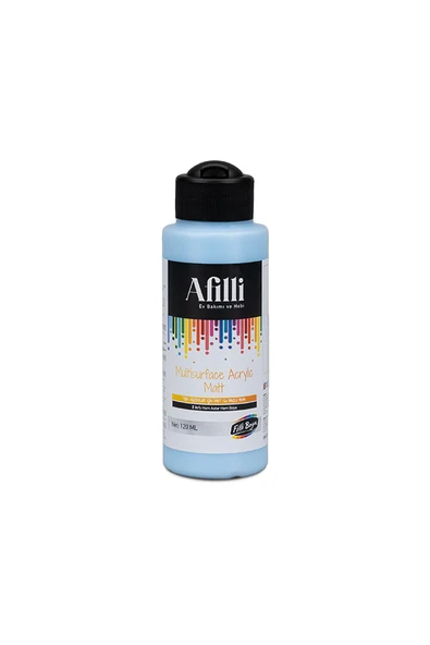 Afilli Multisurface Akrilik Mat 120 ml Andezit 65 - Resim 2