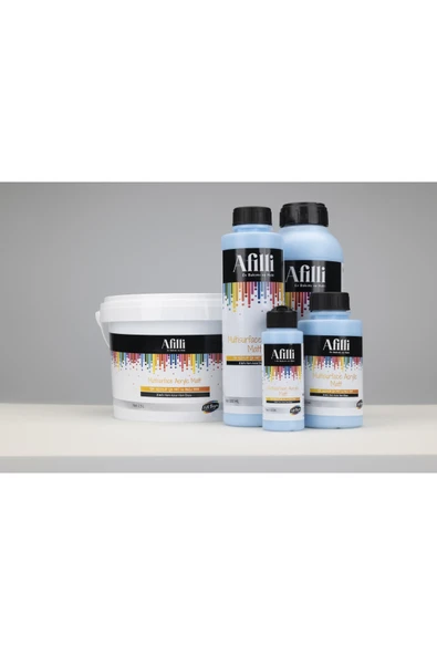 Afilli Multisurface Akrilik Mat 120 ml Andezit 65 - Resim 4