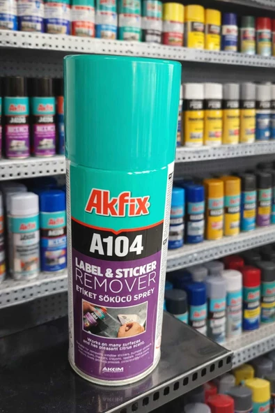 AKFİX ETİKET SÖKÜCÜ SPREY A104 200ML ürün görseli 1