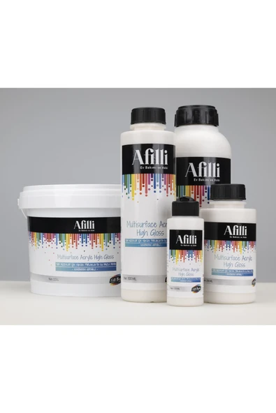 Afilli Multisurface Akrilik Parlak 120 ml Bej 45 - Resim 4