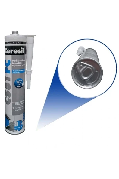 Ceresit Cs51 Fc Poliüretan Mastik Gri 280ml ürün görseli 1