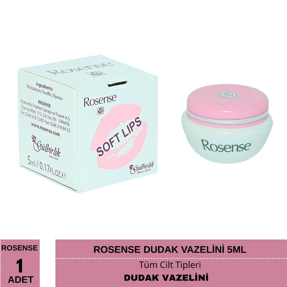 Rosense Dudak Vazelini 5ml 1 Adet - Resim 2