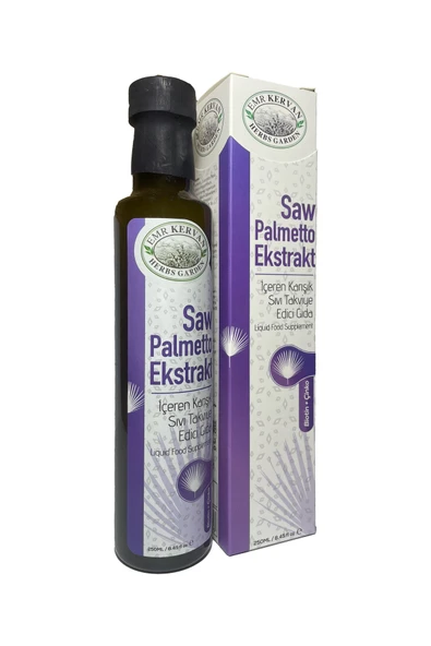 Saw Palmetto Ekstrakt İçeren Karışık Sıvı Takviye Edici Gıda 250ml ürün görseli 1