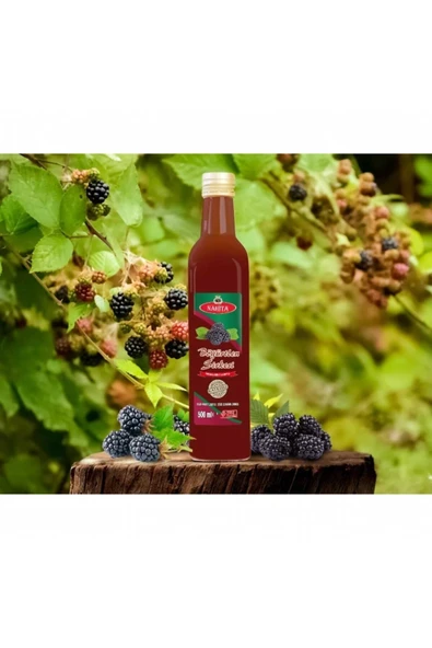 Böğürtlen Sirkesi Doğal Ev Yapımı 500ml ürün görseli 1