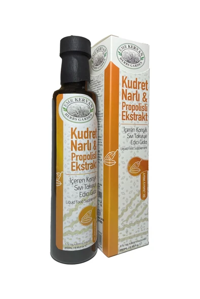 Kudret Narlı & Propolisli Ekstrakt İçeren Karışık Sıvı Takviye Edici Gıda 250ml ürün görseli 1