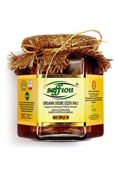 Organik Süzme Çiçek Balı 700 gr ürün görseli 1