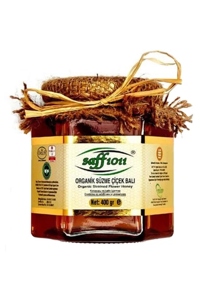 Organik Süzme Çiçek Balı 400 gr ürün görseli 1