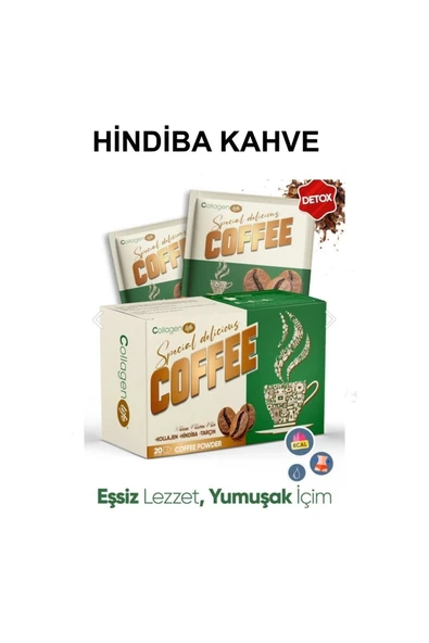 Hindiba Kahve Kolajen Çörek Otu 20li ürün görseli 1