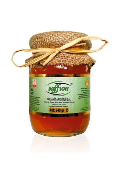 Organik Arı Sütü Bal Karışımı 240 gr ürün görseli 1
