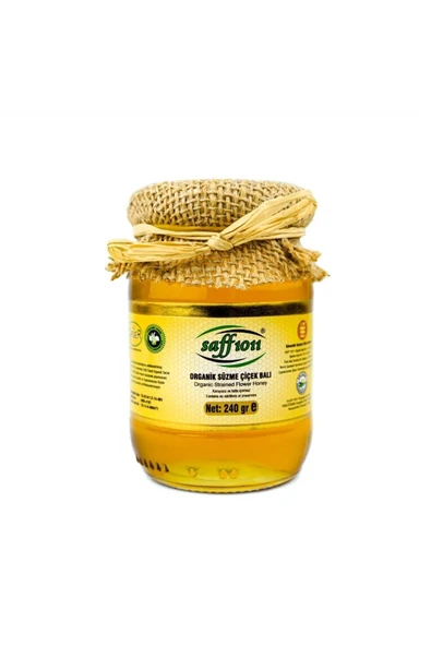 Organik Süzme Çiçek Balı 240gr ürün görseli 1
