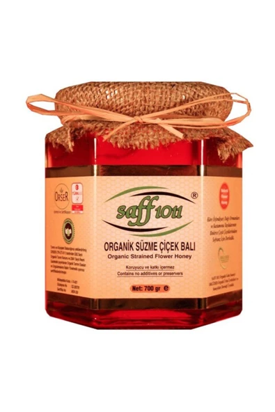 Organik Süzme Çiçek Balı 700 gr. ürün görseli 1