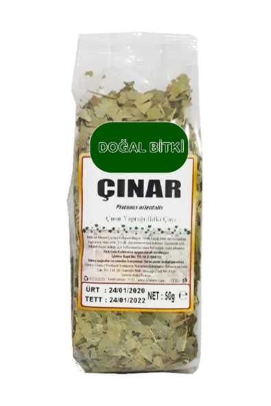 Bitki Diyarı Çınar Yaprağı Bitki Çayı Paket 50gr ürün görseli 1