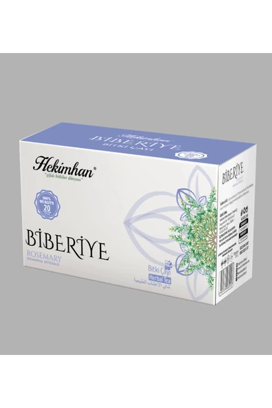 Biberiye Çayı (Rosmarinus officinalis L.) 20li Süzen Poşet ürün görseli 1