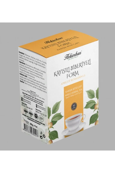 Kayısılı Biberiyeli Sandaloz Sakızlı Çay 45li Süzen Poşet ürün görseli 1