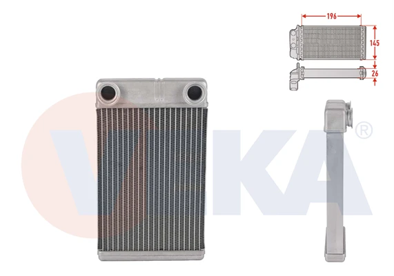 Chevrolet / Yeni Aveo (T300)  Kalorifer Peteği VEKA ürün görseli 1
