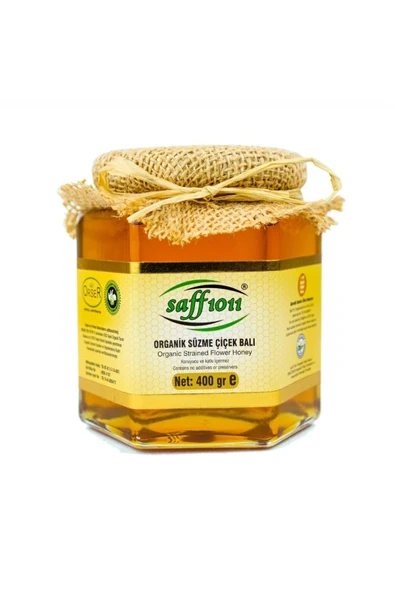 Organik Süzme Çiçek Balı 400gr ürün görseli 1