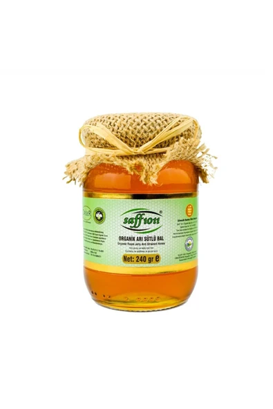 Organik Arı Sütü Bal Karışımı 240gr ürün görseli 1