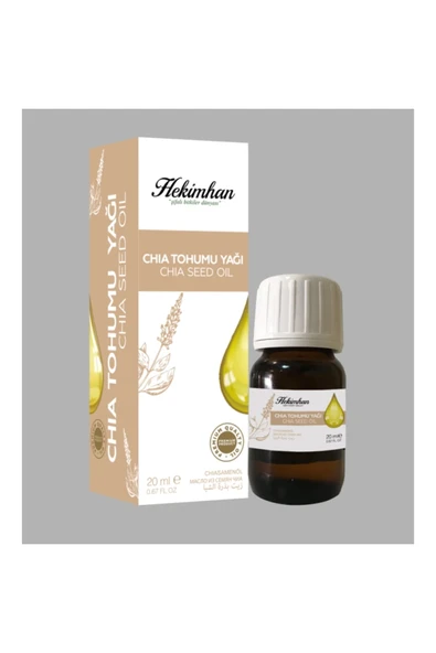 CHİA TOHUMU (SABİT) YAĞI 20 ML ürün görseli 1
