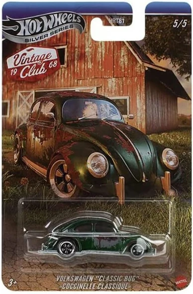 Hot Wheeels  Silver Series 1968 Vintage Club Volkswagen Classic Bug ürün görseli 1