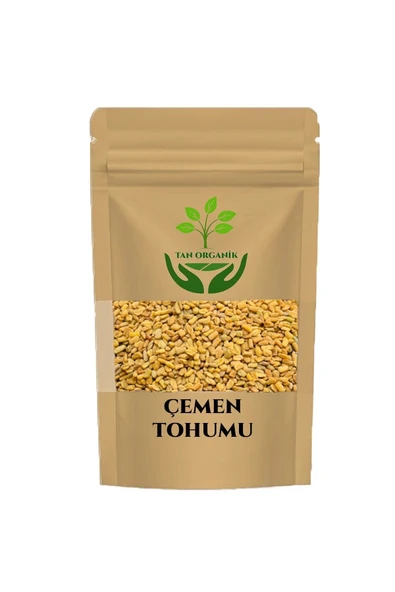 Tan Organik Çemen Otu Tohumu Tane 100gr ürün görseli 1