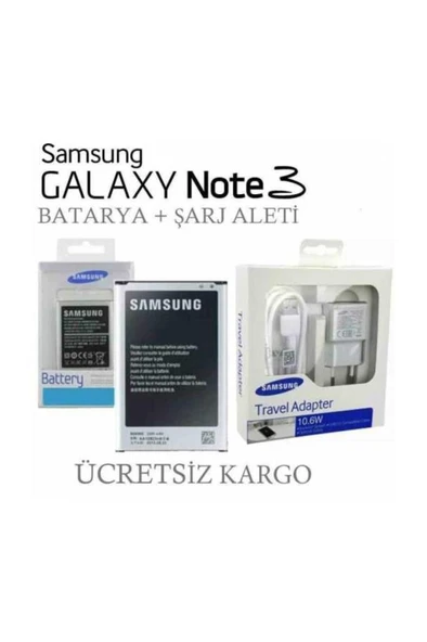 Galaxy Note 3 Batarya + Şarj Aleti - Resim 4