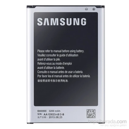 Samsung Galaxy Note 3 N9000 Batarya EB-B800BEBECWW - Resim 2