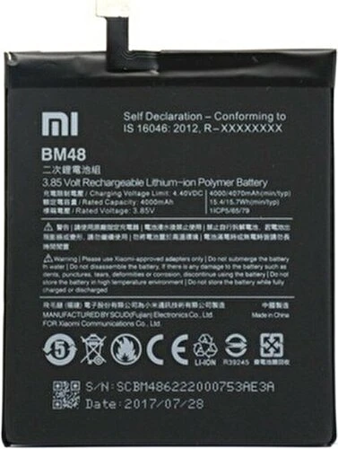 Senal Store Xiaomi Mi Note 2 Pil Batarya BM48 ve Tamir Seti ürün görseli 1