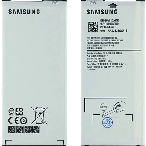 Samsung Galaxy A710 A7 2016 Için Samsung EB-BA710ABE Service 3325 Mah Batarya ürün görseli 1