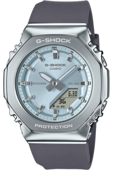 CASIO G-Shock GM-S2110-2ADR Siyah Renk 20 ATM Su Geçirmez Yeni Analog Dijital Kadın Kol Saati ürün görseli 1
