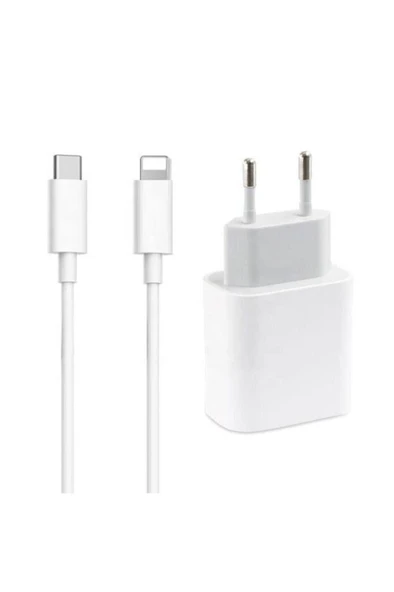 Iphone 11 - 11 Pro Max Uyumlu Hızlı Şarj Aleti Seti 20w Adaptör Usb C 1 m Kablo ürün görseli 1