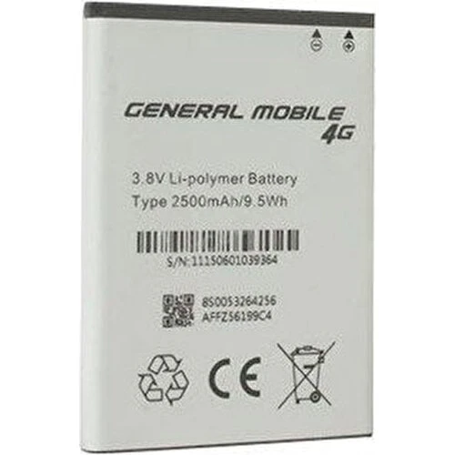 Casecrown General Mobile Android One Batarya Pil 2500mAh ürün görseli 1