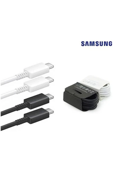 SAMSUNG 25W ve 45W Destekli Hızlı Type-C Şarj Kablosu 5AMPER (BEYAZ) ürün görseli 1