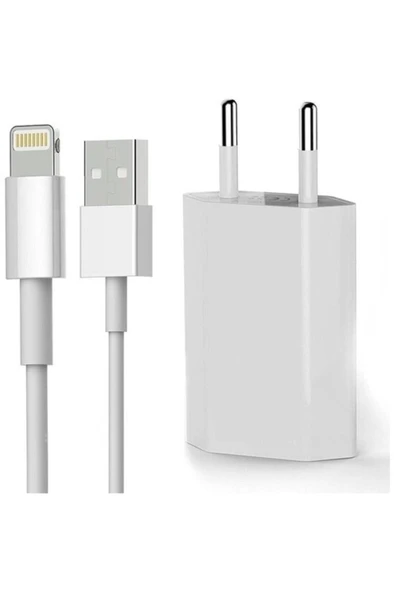 Apple Için Iphone Şarj Aleti Iphone 5 6 7 8 X Uyumlu Apple Sarj Seti Kablo Ve Başlık ürün görseli 1