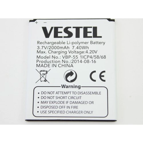 Vestel Venüs 5.5 X Vsp355S Batarya Pil ürün görseli 1