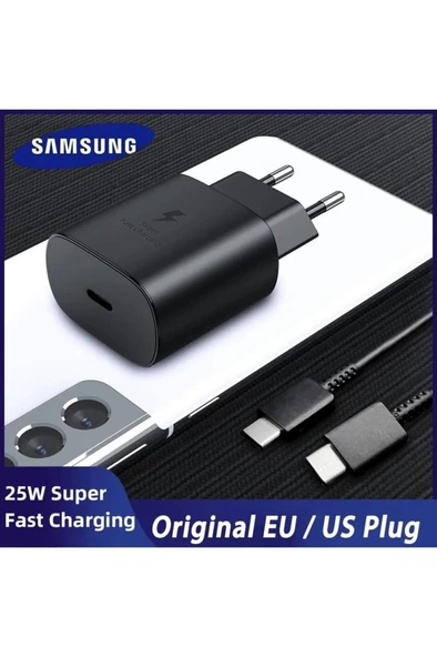 Galaxy S20 / S20 / S20 Ultra Type-c 25w Orjinal Hızlı Şarj Aleti Cihazı Adaptörü 25watt ürün görseli 1