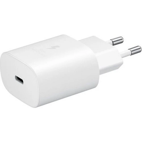 Samsung EP-TA800N Type-C 25W Beyaz Kablosuz Hızlı Şarj Aleti ürün görseli 1