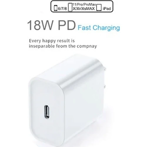 Mobilegaraj 18W Type-C Adaptör ve Lightning Kablo Seti - Resim 3