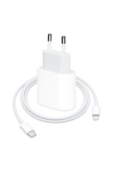 Macbook Ipad Iphone 11 / 12 - Pro Max Mini Uyumlu 20w Adaptör Kablo Usb-c Pd Hızlı Şarj Aleti ürün görseli 1