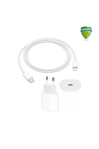 Iphone Tüm Serilerle Uyumlu Hızlı Şarj Aleti Kablo Adaptör Set Iphone 11 / 12 / 13 / Pro / Pro Max ürün görseli 1